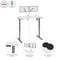 Bestar Bestar Upstand 48W x 24D Standing Desk with Dual Monitor Arm in white 175860-000017 - alternate 8